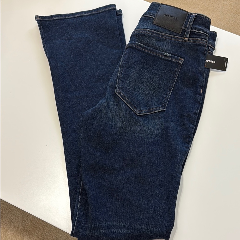 Express Dark Wash Skyscraper Hyper Stretch Jeans NWT SIZE 6